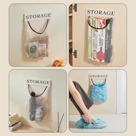 (3 PCS) Wall Mounted Kitchen Storage Bag