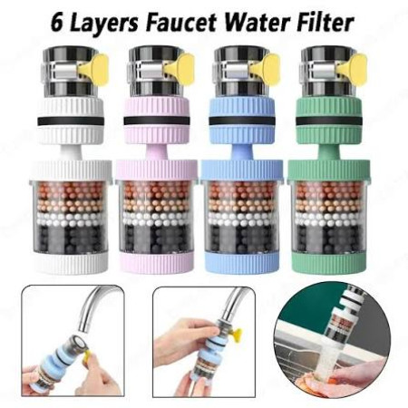 6 Layer Roated Water FIlter Tap Pro (4 PCS)