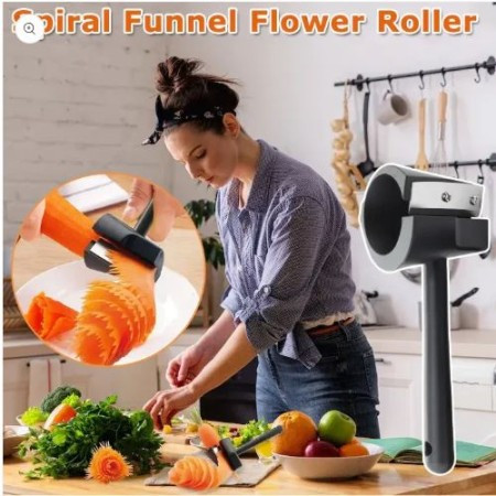 Vegetable Spiralizer and Curler (1 PC)
