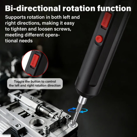 USB Electric Screwdriver Battery Rechargeable Cordless Screwdriver (25 Pcs Set)