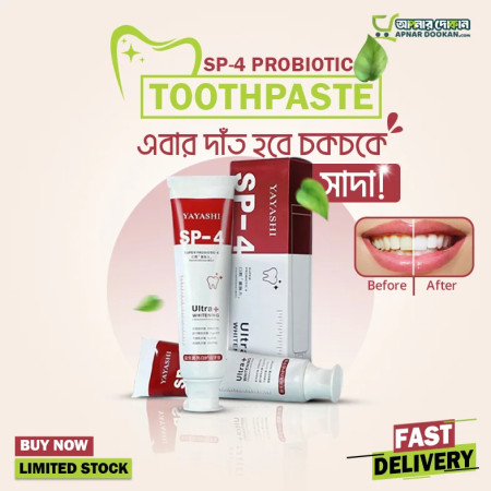 SP-4 Probiotic Whitening & Stain Removal Toothpaste