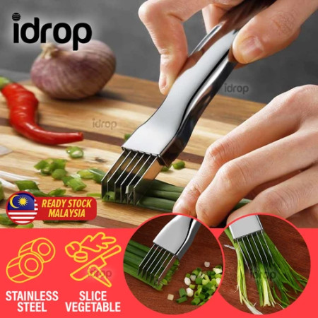idrop Stainless Steel Vegetables and Scallion Cutter