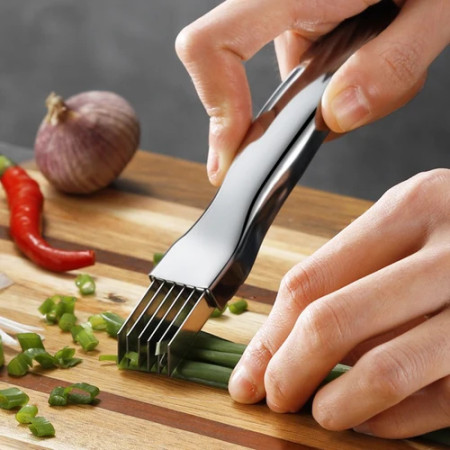 idrop Stainless Steel Vegetables and Scallion Cutter